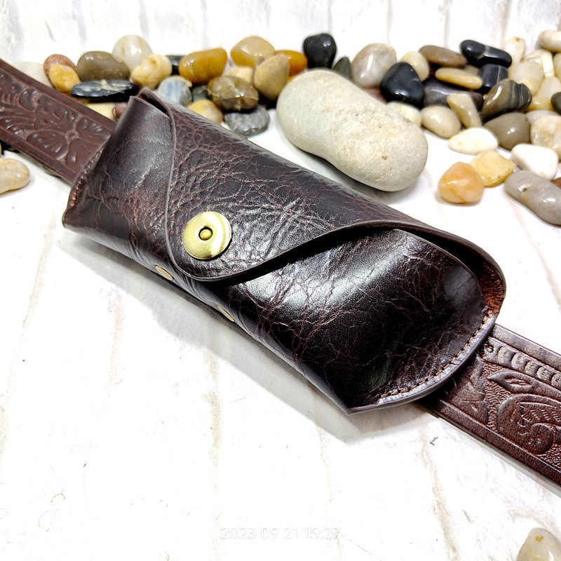Leatherwork Belt - Blongk Kính Ốp Lưng Eo Túi