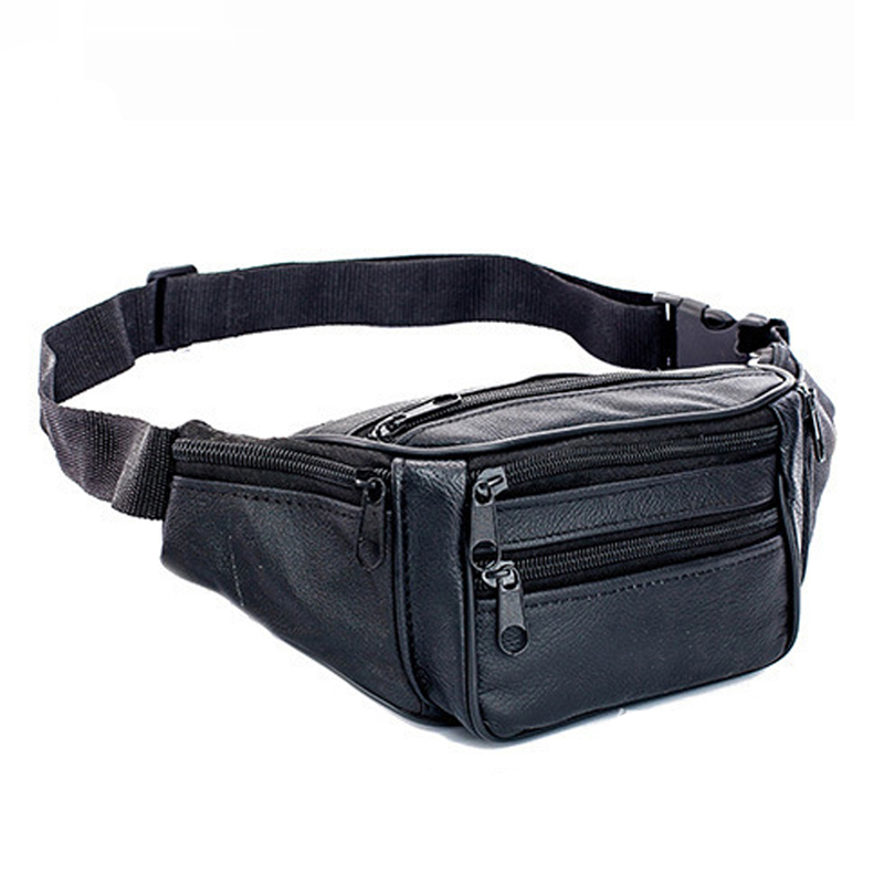 Leatherwork Belt - PU Leather Waist Bag Men Waist