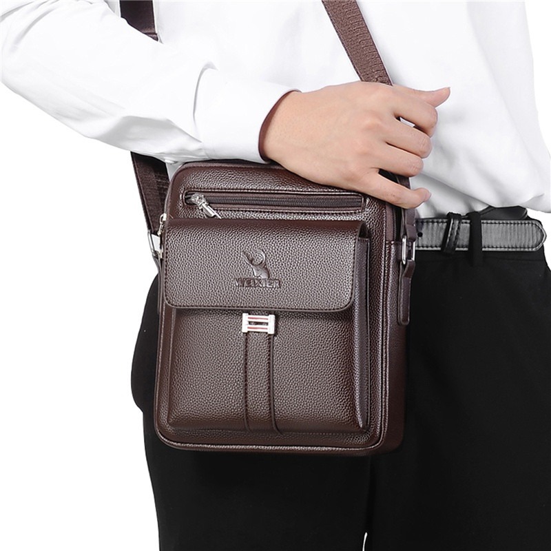 High Quality Men Shoulder Bag  - đánh giá và giá Leather Work Bag Men