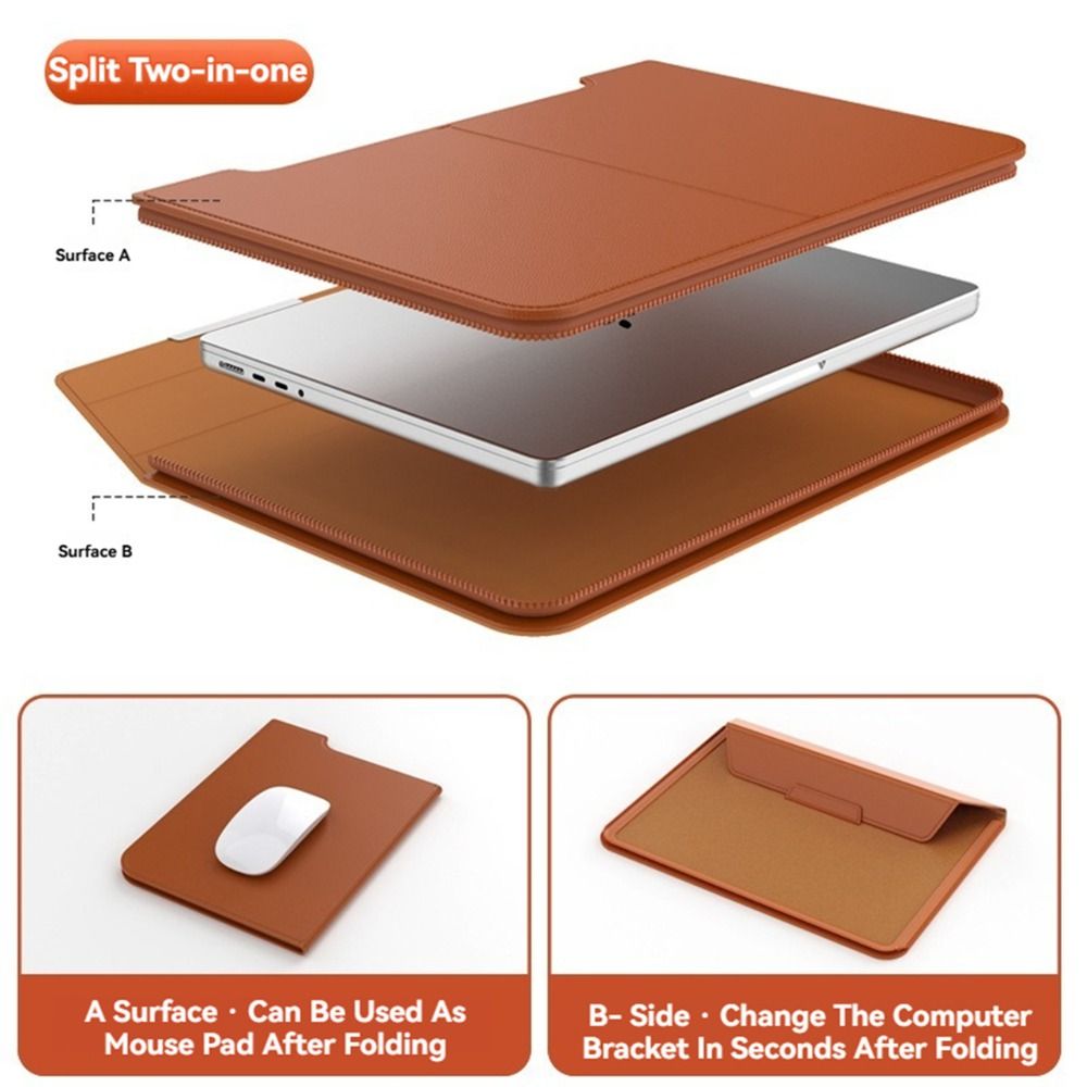 13-14/15-16 Inch Laptop Sleeve - đánh giá và giá Leather Work Laptop Bag