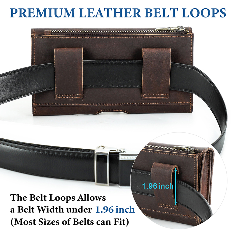 Cowhide Leather Waist Bag Phon - đánh giá và giá Leatherwork Belt
