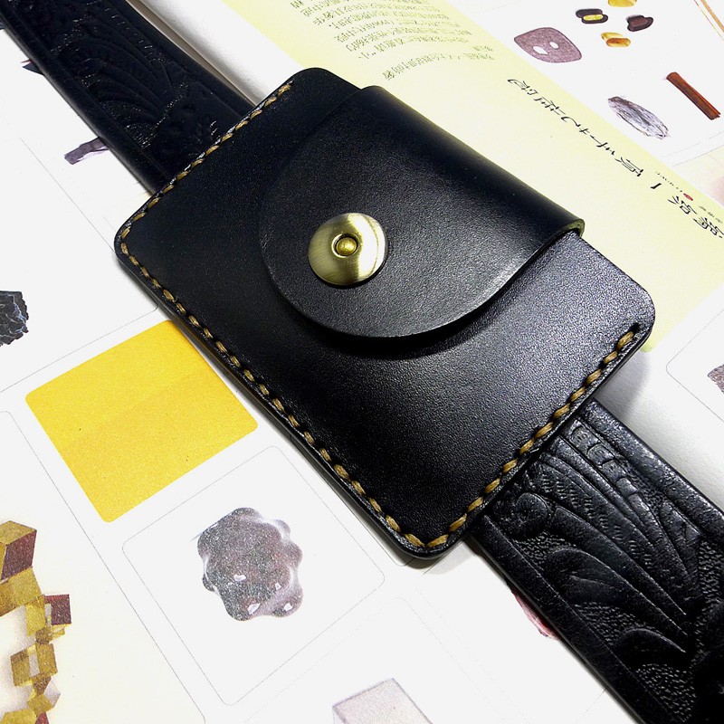 Blongk Siêu Mỏng Túi Quân Chín - đánh giá và giá Leatherwork Belt