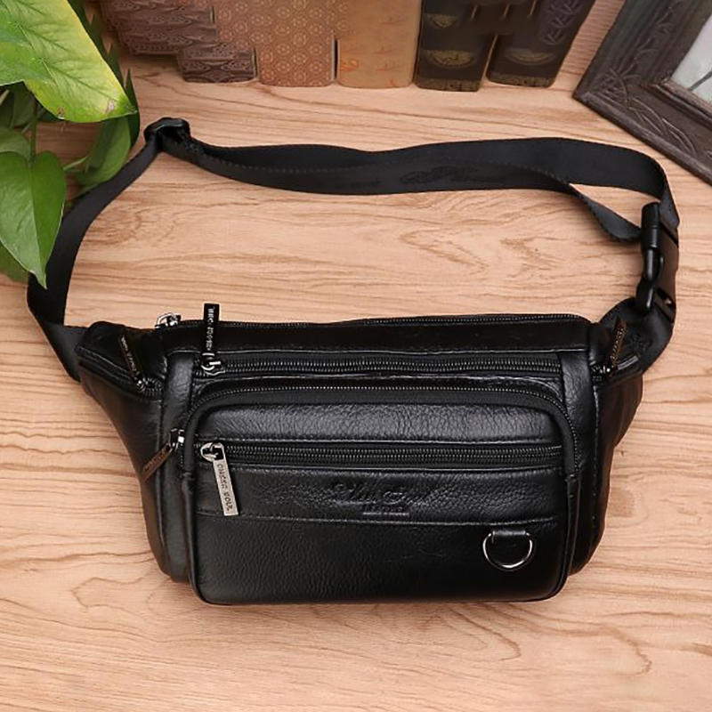 Men Waist Fanny Bags Sling Che - đánh giá và giá Leatherwork Belt