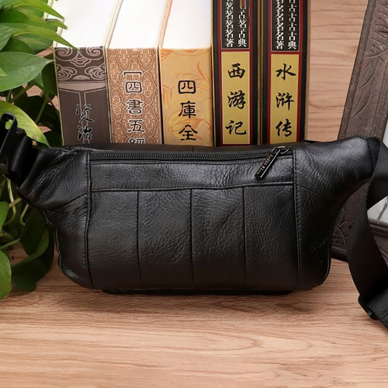 Men Waist Fanny Bags Sling Che - đánh giá và giá Leatherwork Belt