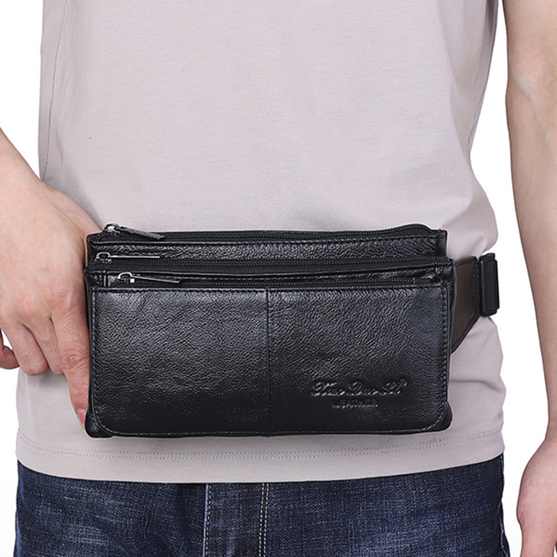 Men Waist Fanny Pack Belt Hip  - đánh giá và giá Leatherwork Belt