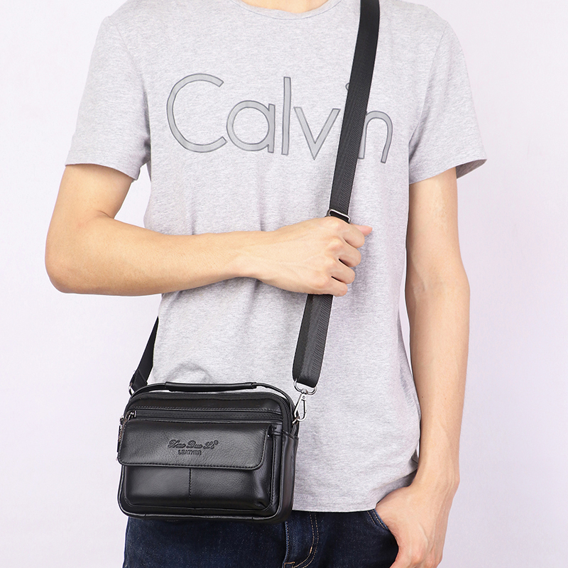 Men Messenger Crossbody Should - đánh giá và giá Leatherwork Belt