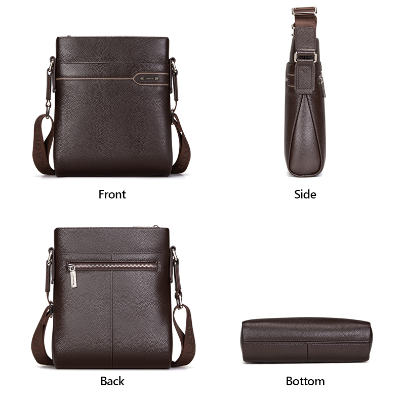 LAORENTOU Nam Da Thật Chính Hã - đánh giá và giá Leather Work Bag Men