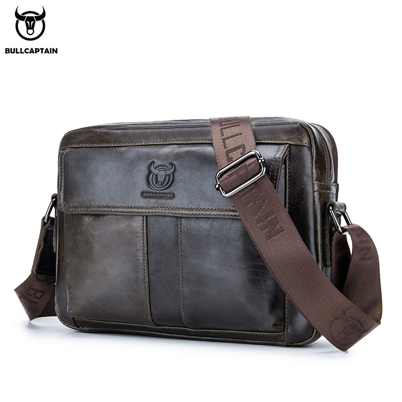 BULLCAPTAIN Genuine Leather Me - đánh giá và giá Leather Work Bag Men
