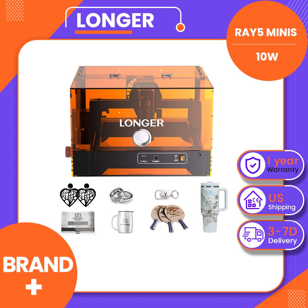 LONGER  RAY5 MiniS 10W,  0.1mm - đánh giá và giá Leatherwork Classes