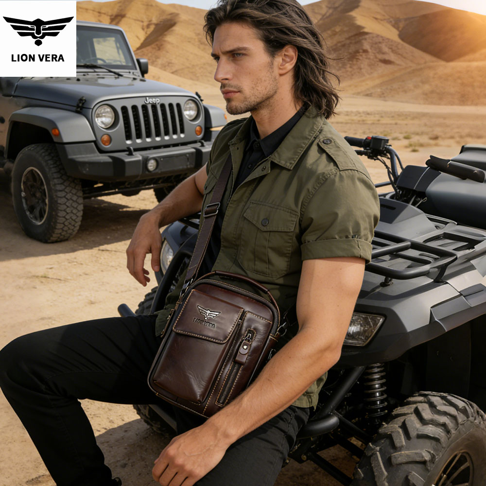 LION VERA Men's Genuine Leathe - đánh giá và giá Leather Work Bag Men