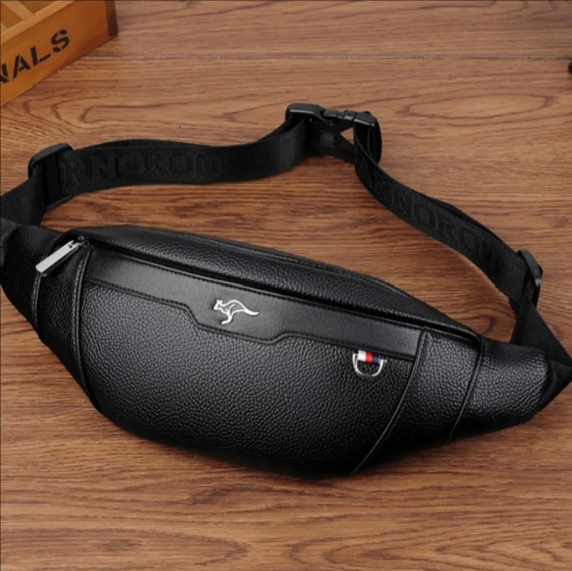 Business Leather Waist Bag Mul - đánh giá và giá Leather Work Bag Men