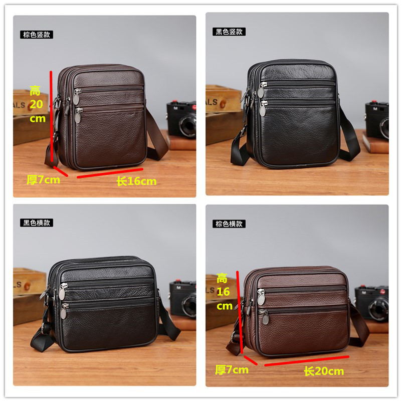 Men's Shoulder Messenger Bag C - đánh giá và giá Leather Work Bag Men