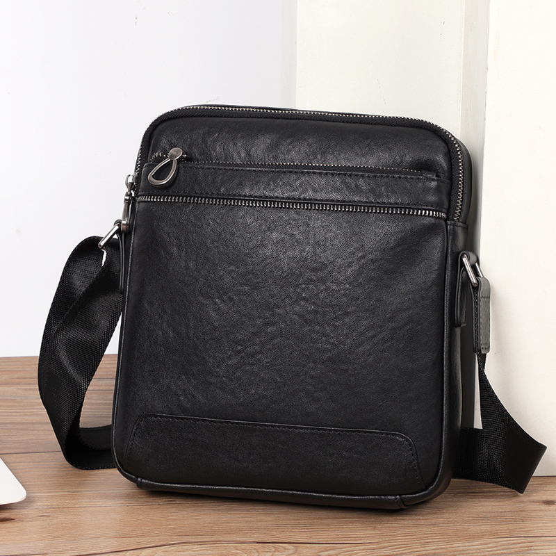 Genuine Leather Men Crossbody  - đánh giá và giá Leather Work Bag Men