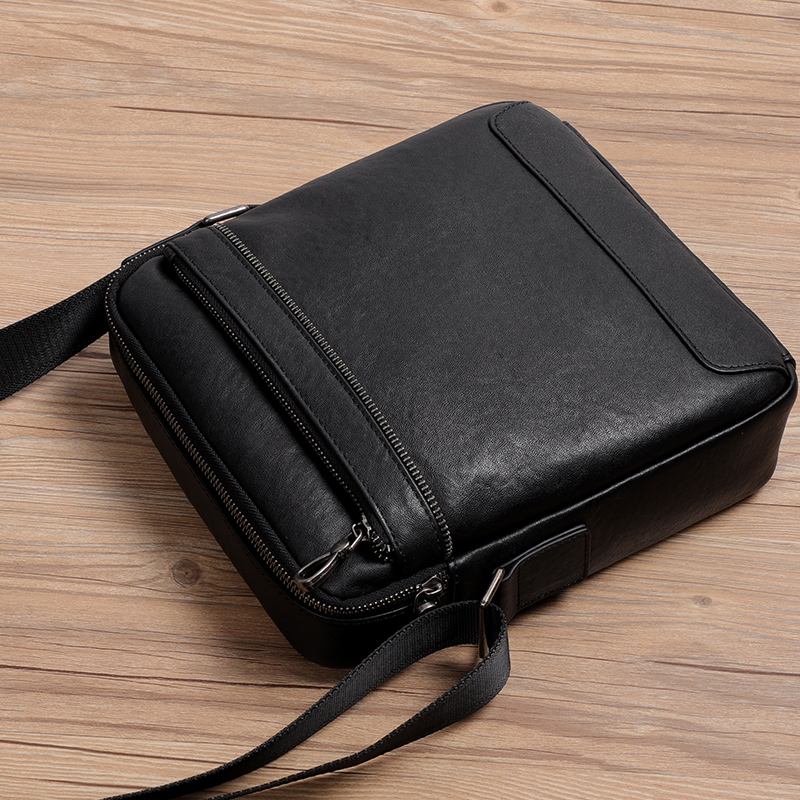 Genuine Leather Men Crossbody  - đánh giá và giá Leather Work Bag Men