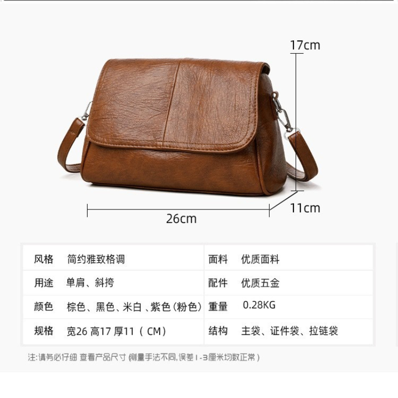 Soft Faux Leather Flap Crossbo - đánh giá và giá Leatherwork Belt