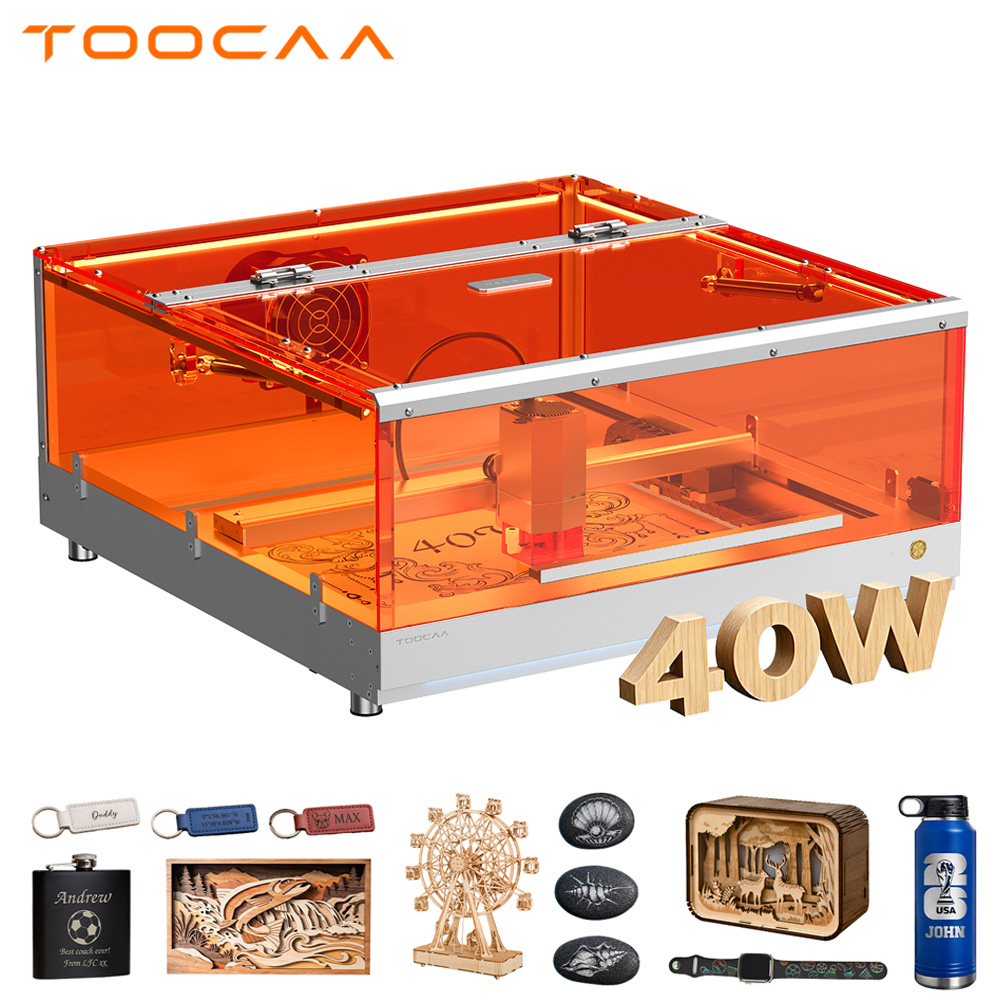 TOOCAA L2 40W AI Desktop Laser - đánh giá và giá Leatherwork Classes