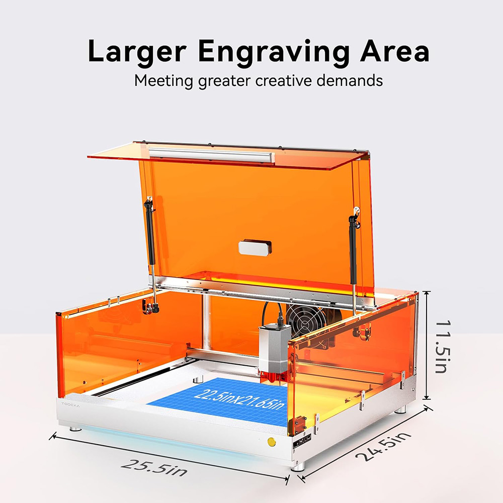 TOOCAA L2 40W AI Desktop Laser - đánh giá và giá Leatherwork Classes