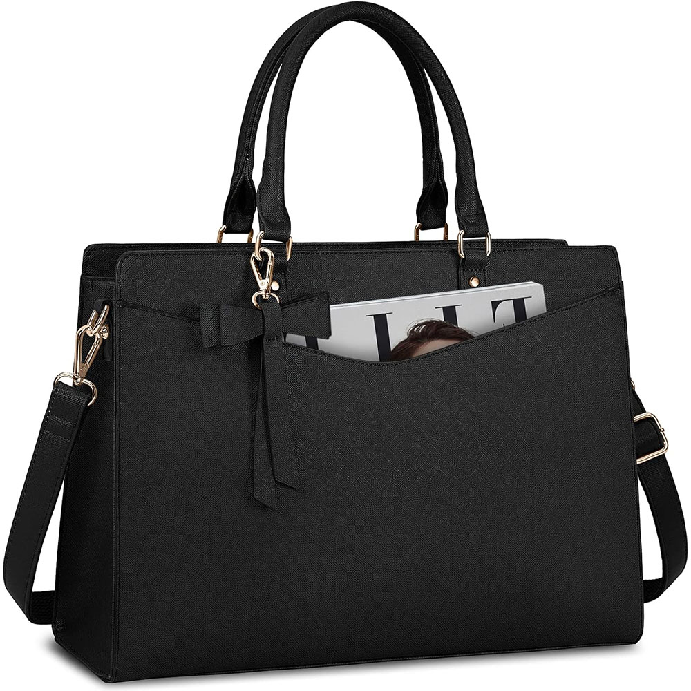 Laptop Bag for Women 15.6 Inch - đánh giá và giá Leather Work Laptop Bag