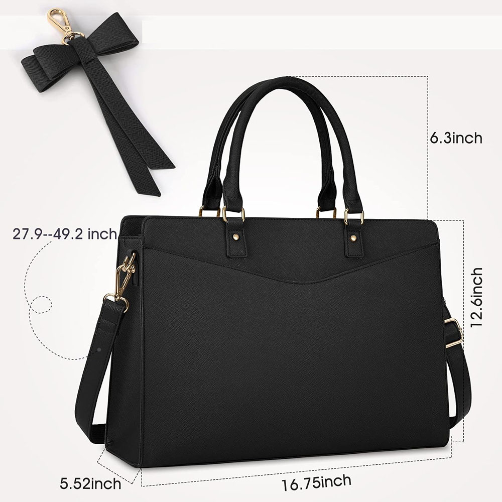 Laptop Bag for Women 15.6 Inch - đánh giá và giá Leather Work Laptop Bag