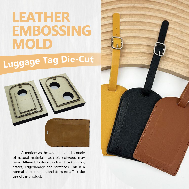 Leather Luggage Tag Set of 2 w - đánh giá và giá Leatherwork Knives