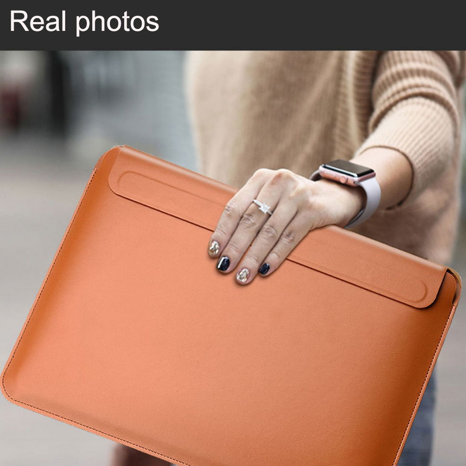 WiWU Mới Laptop Cho MacBook Ai - đánh giá và giá Leather Work Laptop Bag