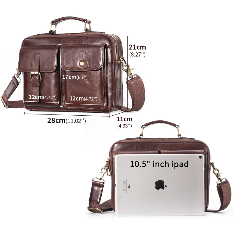 Thương Hiệu Mới Da Bò Da Túi X - đánh giá và giá Leather Work Bag Men