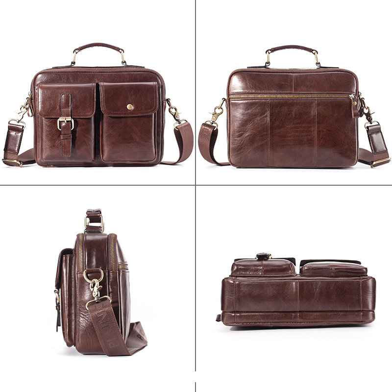 Thương Hiệu Mới Da Bò Da Túi X - đánh giá và giá Leather Work Bag Men