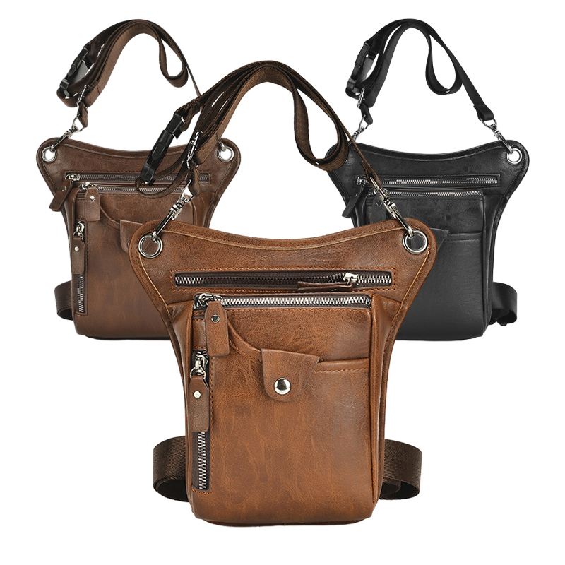 Vintage Pu Leather Waist Pack  - đánh giá và giá Leatherwork Belt
