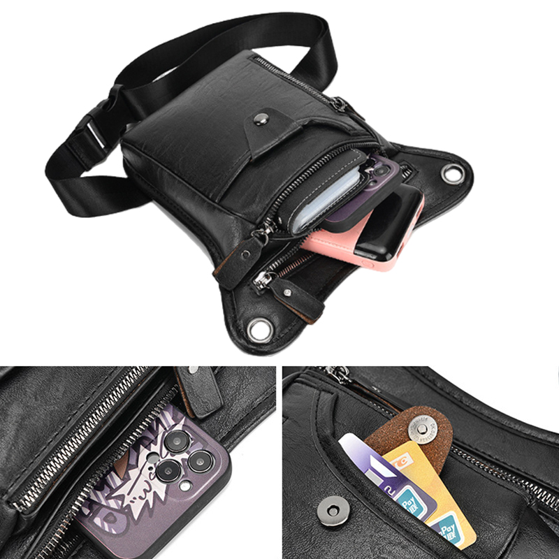 Vintage Pu Leather Waist Pack  - đánh giá và giá Leatherwork Belt