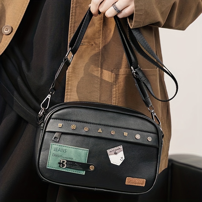 Street Trendy Shoulder Bag for - đánh giá và giá Leather Work Bag Men