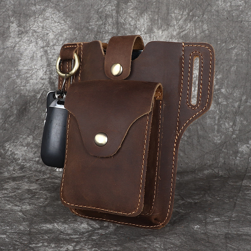 New model Men's leather wallet - đánh giá và giá Leather Work Bag Men
