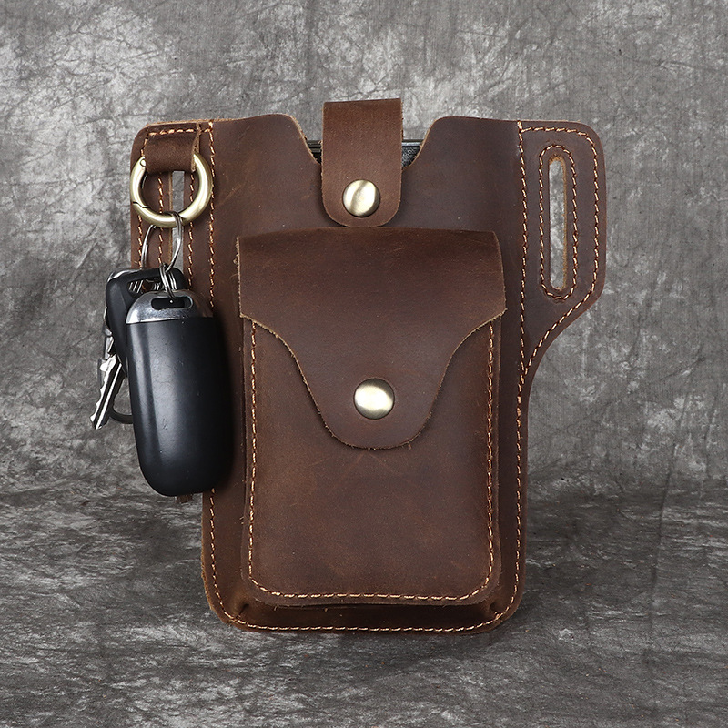 New model Men's leather wallet - đánh giá và giá Leather Work Bag Men
