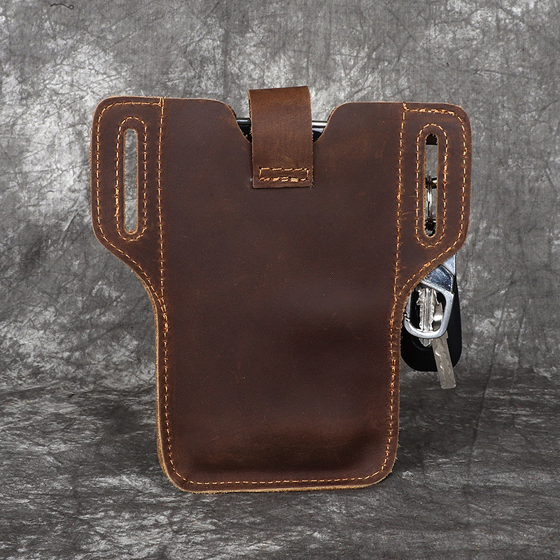New model Men's leather wallet - đánh giá và giá Leather Work Bag Men
