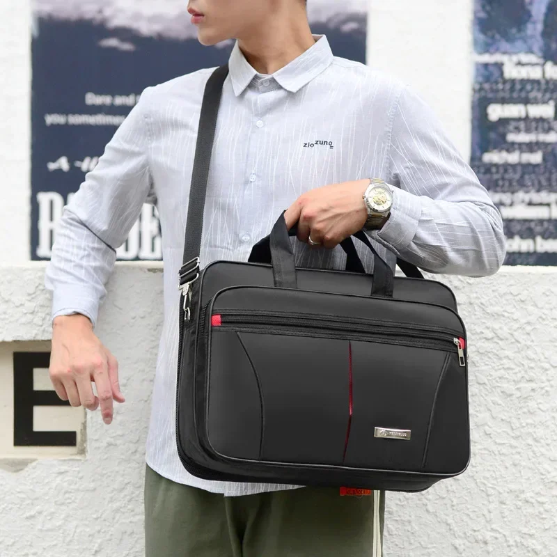 Oxford Cloth Laptop Bags Men L - đánh giá và giá Leather Work Laptop Bag