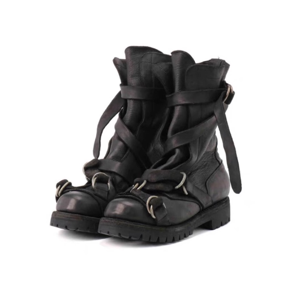 Men's Leather Motorcycle Boots - đánh giá và giá Leatherwork Belt