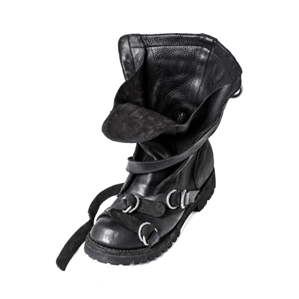 Men's Leather Motorcycle Boots - đánh giá và giá Leatherwork Belt